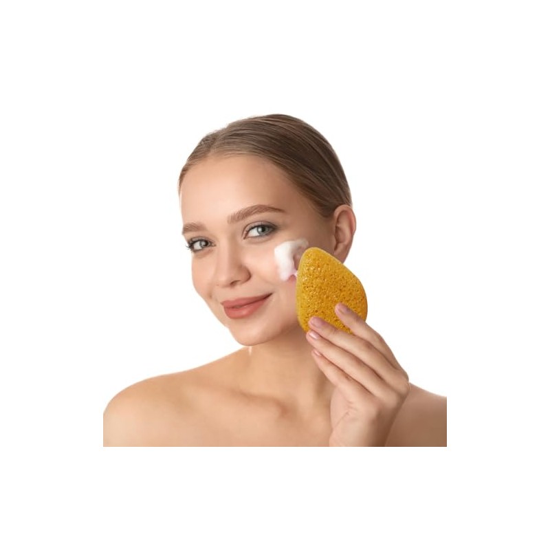 SourceTon Esponja Facial Natural De Konjac (Paquete De 4) |