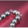 High Rich Quality Shell Pearl Necklace, White Type, BL-229