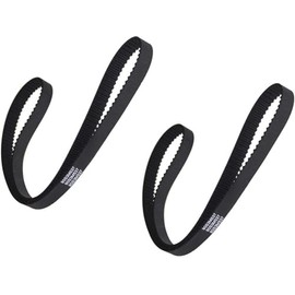 2 x 537mm Bread Maker Straps Compatible with Domo, Quigg, Severin, Eureka, Silvercrest Model: 80S3M537