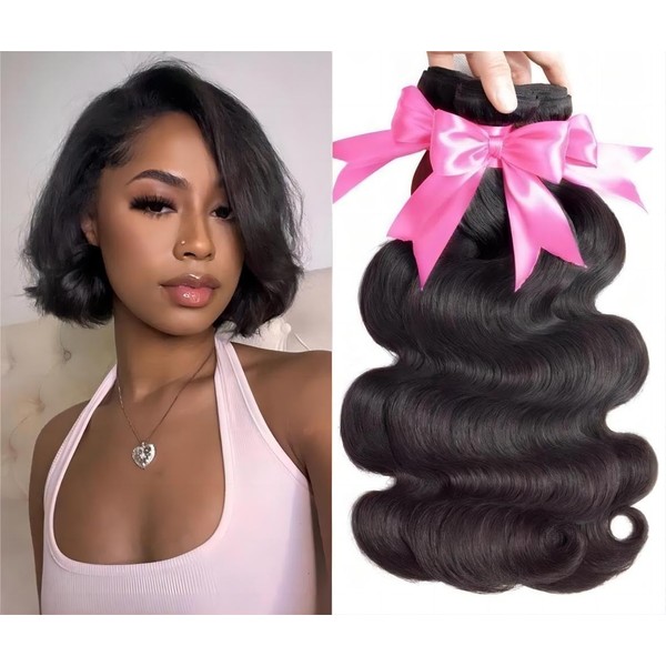 Unipearl Wavy Human Hair Bundles Hair Extensions Weave Hair Extensions