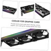 TEHAUX 5v Graphic Card Cooler RGB Lighting Pin Air Cooling