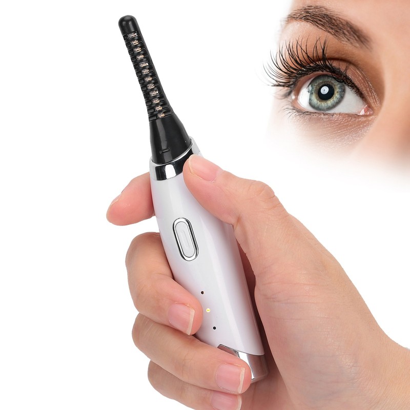 Electric Eyelash Curler Long Lasting Heated Perming USB Rechargeable Makeup