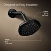 Kohler 27050-BL Occasion® Single-function showerhead, 2.5 gpm, Matte Black