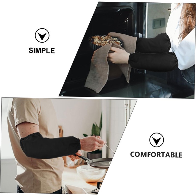 Mipcase 2pcs Arm Protectors for Housework Durable Oil Oversleeves for