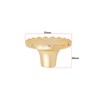 OTOTEC Pack of 2 Round Cabinet Knobs Alloy Replacement Part