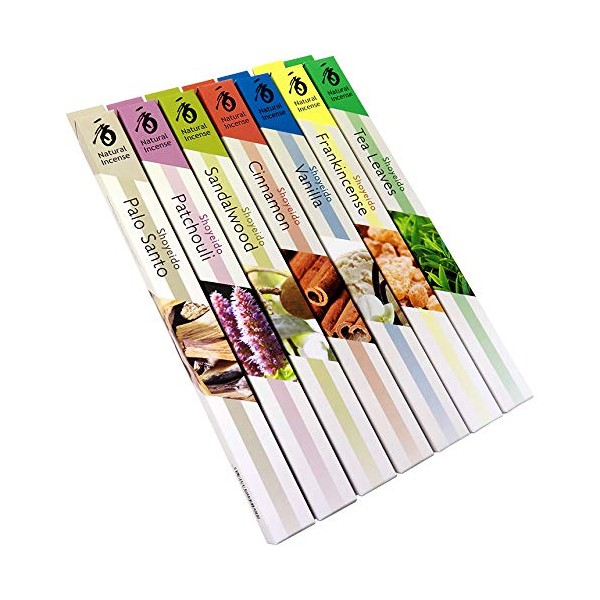 Shoyeido's Overtones Incense Assortment - All 7 Fragrances, 35 Sticks