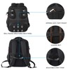 KROSER Travel Laptop Backpack 17.3 Inch XL Computer Backpack with