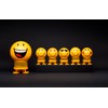 Hoptimist Baby Smiley, Yellow, Small, Funny Figure (Cool)