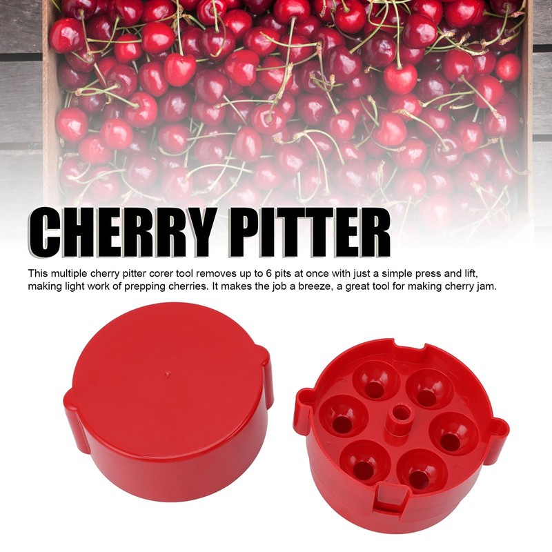 Cherry Pitter, Tragbarer Cherry Pitter Corer -Werkzeuggruben Bis zu 6