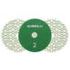 SUBRILLI 3 Step Diamond Polishing Pads 3-Pcs Step 2 Abrasive