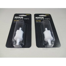 Kohler 2 Pack Genuine 25-050-07-S1 Fuel Filter 1/4" OEM