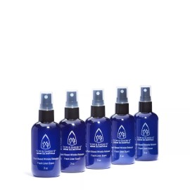 Tom & Sheri's Traveler Set, 5 Tom & Sheri's Wrinkle Release Spray Bottles, Plant Base Formula