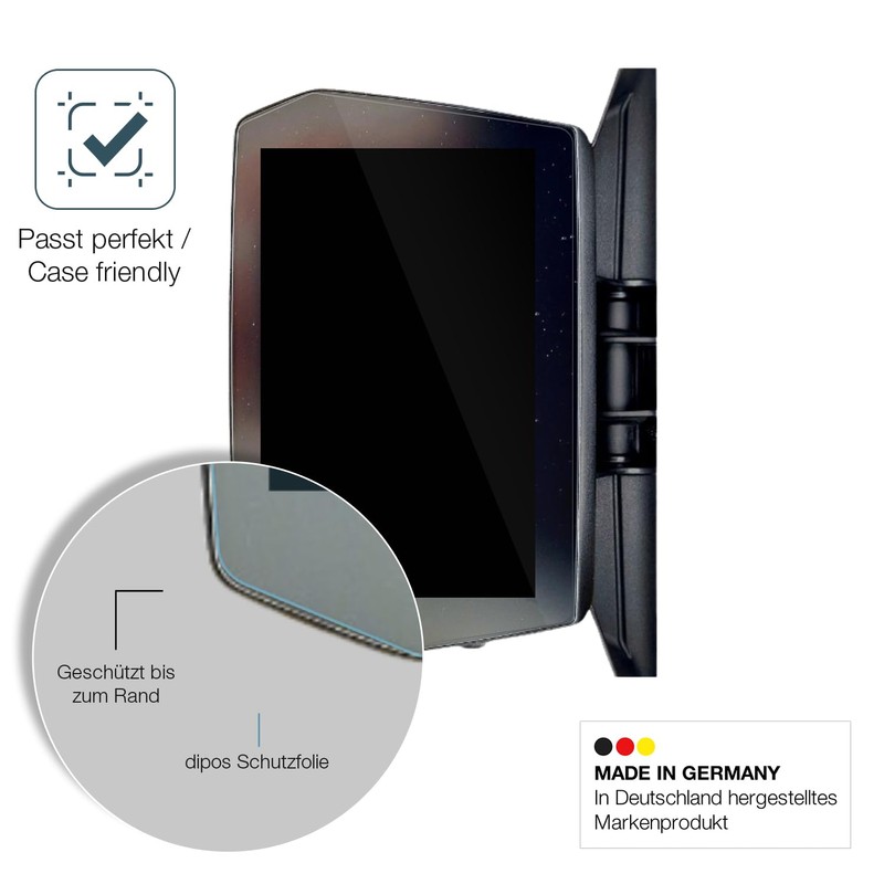 dipos I 2x Screen Protector 9H Clear Compatible with Voge