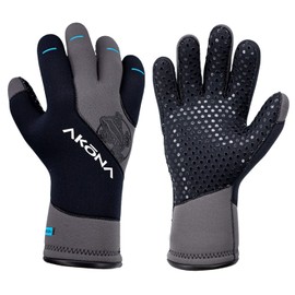 AKONA Antigua 3mm Gloves with Polyurethane Palms for Tremendous Grip - Small