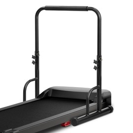 28 Inch Wide Handle Bar for Walking Pad Only with Non-Slip Rubber Feet Compatible Adjustable Handrail Height from 37.6 to 46 in Handle Bar for Walking Pad Comfortable Grip Support Attachment for Home
