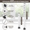WooFog（Short）Window Security Bar Adjustable, Window Bars Security Inside, Window Lock