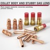 ARCCAPTAIN TIG Welding Torch Accessories kit 71 Pcs Alumina Nozzle