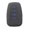 kcpros 2Pcs Black Rubber Silicone 4 Buttons Smart Key Fob