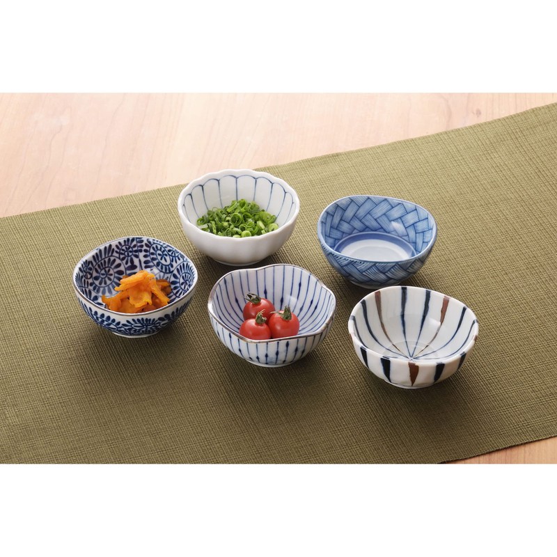 Mino Ware Japanese Pattern Delicacy Bowl (5 Patterns)