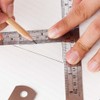 Stainless Steel Ruler 12 Inch and 6 Inch Metal Rule