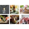 IDEALSV (304) Stainless Steel Small Screw Eye Pins Jewelry Making