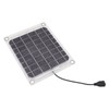 Solar Panel 10W USB Output Transparent Design Double Sided Power