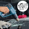 7 Pcs 35-40mm Stainless Steel Heat Gun Nozzles Kits Universal