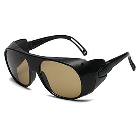 TopHomer Welding Goggles Welding Goggles Anti-Scratch UV Protective Glasses Welding Goggles for Soldering, Cutting and Tig Welding (Brown)