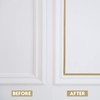 Matte Gold Molding Trim Peel and Stick, Flexible Mirror Border