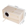 HEEPDD Bird House, Natural Wooden Aviary Breeding Box Pairing House
