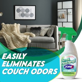 ZORBX Smell Nothing Odor Remover – Unscented & Perfume Free Odor Eliminator for Strong Odors and Smells | Advanced and Stronger Odor Neutralizer & Absorber Spray (24 FL Oz)