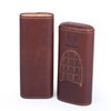 GERMANUS Cigar Case Leather Brown Cow II