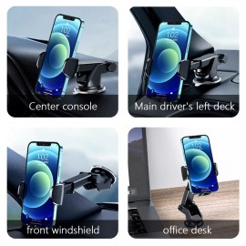Car Phone Holder Dashboard Windshield Car Mount for iPhone 16 15 14 13 Pro Max