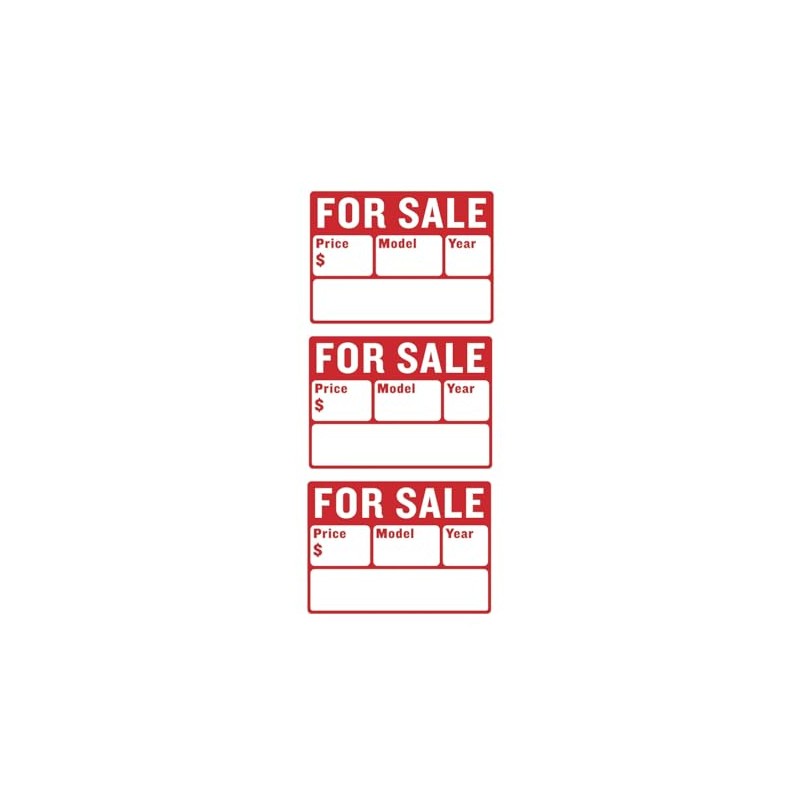 9" X 12" Car For Sale Sign for Car and