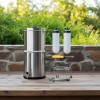 Stainless Steel Outdoor Water Filter System 2.25G Gravity Fed With