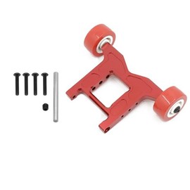 Ieron Aluminum Alloy Wheelie Bar Set Compatible with 1/10 Arrma RC Cars (Red)