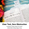 Book Clip Page Holder for Reading Transparent Book Opener Clips