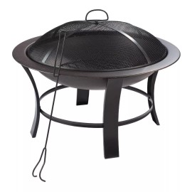 Mainstays Fogata Mainstays De Leña Para Exterior 26'' Xchwsp