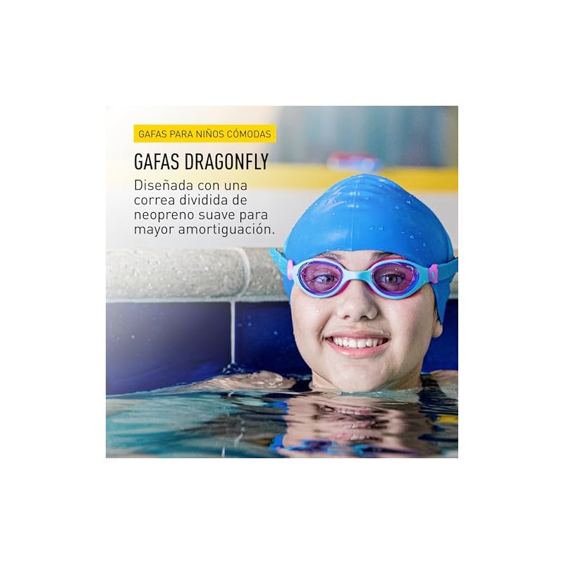 Finis Libélulas anteojos de natación para niños Unisex niño