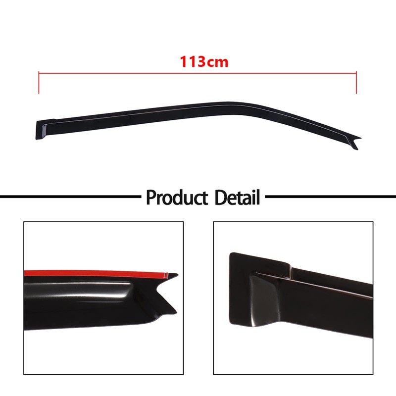 Side Window Deflectors Rain Guards Vent Window Visors for Scion