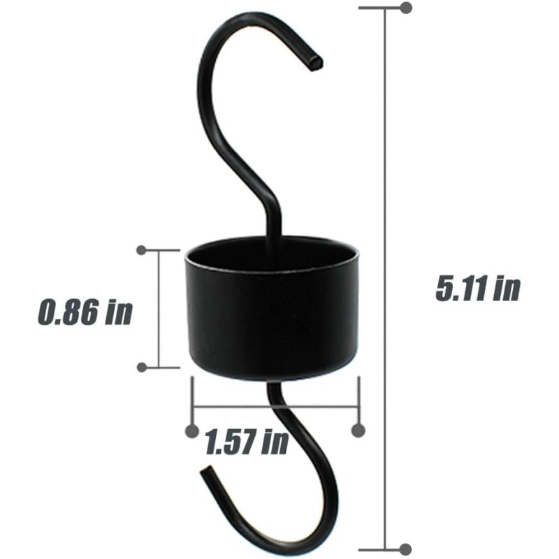 MR.FOAM Ant Moat for Hummingbird Feeders 2 Pack Black