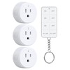 TREEWELL Remote Control Outlet with All On/Off Switch, 200FT Long