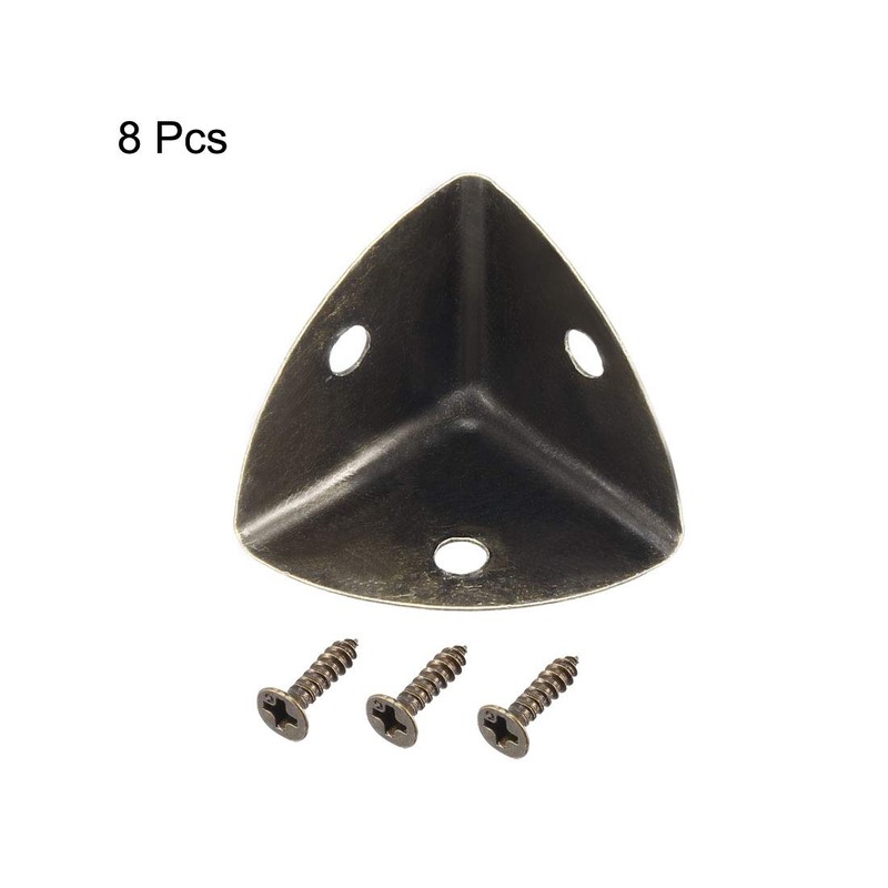 sourcing map Metal Box Corner Protectors Edge Guard Protector 21