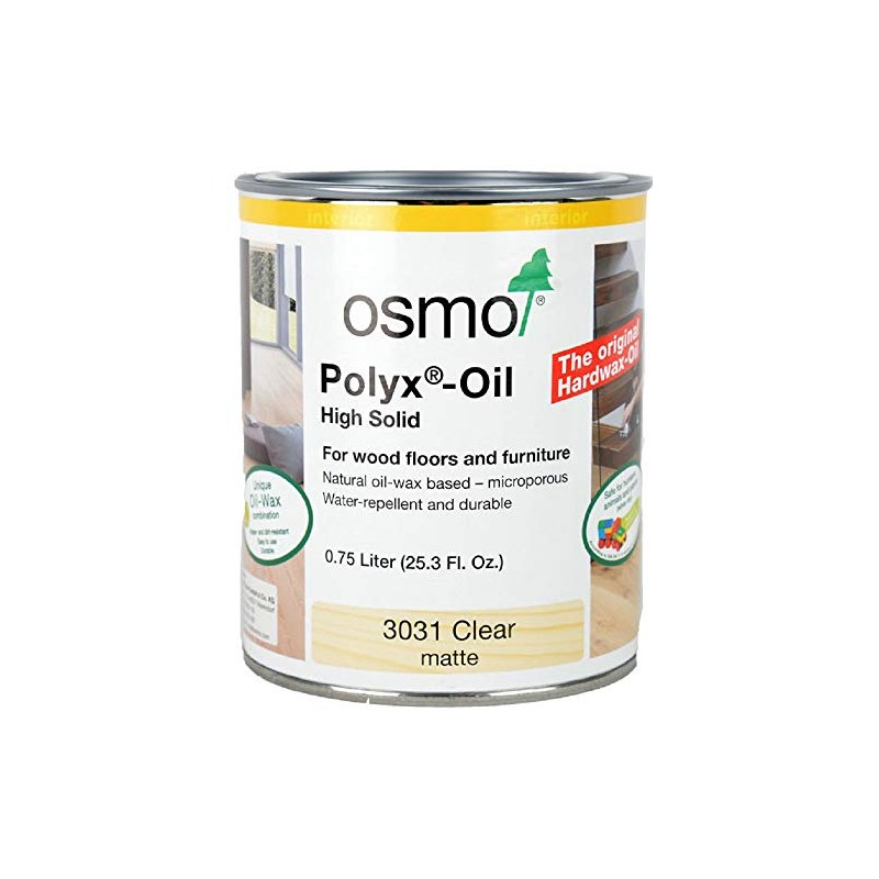Osmo Polyx-Oil - 3031 Clear Matte - .75 Liter