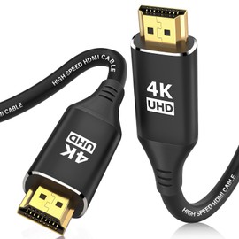 KELink HDMI Cables 6FT/1.8M, 4K @ 60 Hz in-Wall CL3 Rated HDMI 2.0 Cord High Speed HD Shielded Cord Compatible with Roku TV/Laptop/PC/HDTV and More