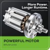 Greenworks 24V Brushless 1/4" Cordless Impact Driver, (2) 2.0Ah Batteries,