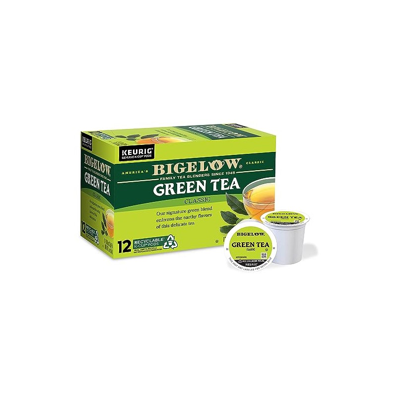 Bigelow Tea Green Tea Keurig K-Cup Pods, Caffeinated Tea Keurig