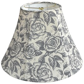 TOOTOO STAR Bell Printed Lamp Shades, 7'' Top x 15'' Bottom x 10.5'' Height Vintage Lampshade For TableLamp,Floor Lamps, Assembly Required