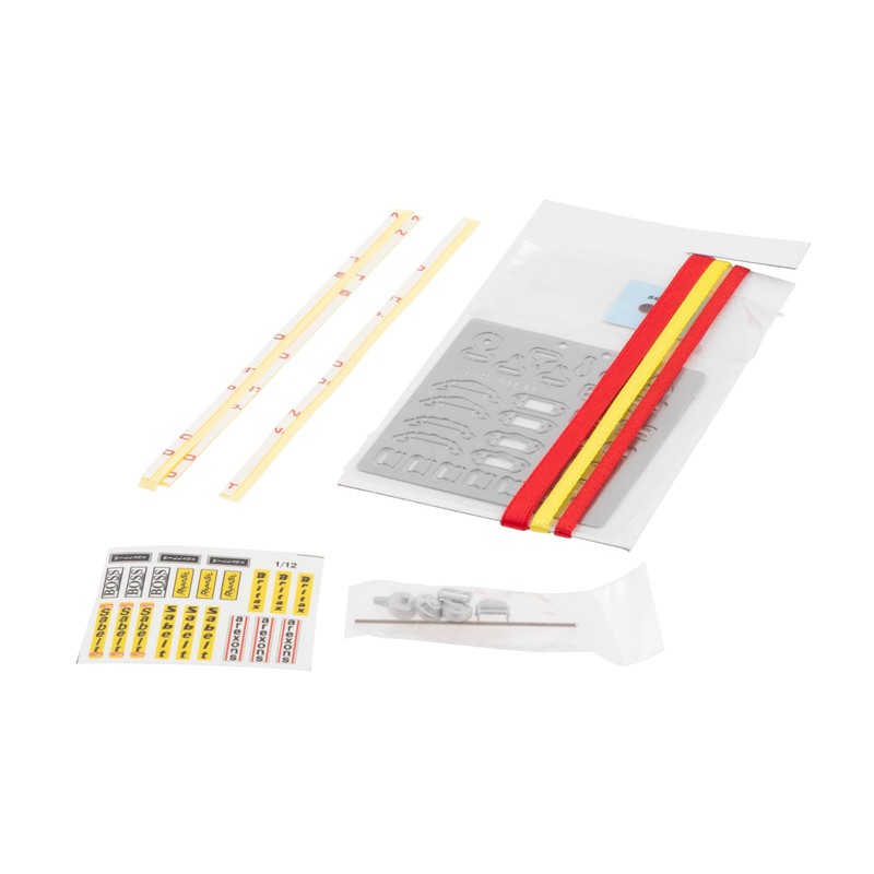 [Model Factory Hiro] P1037 1/12 Seat Belt Set Red