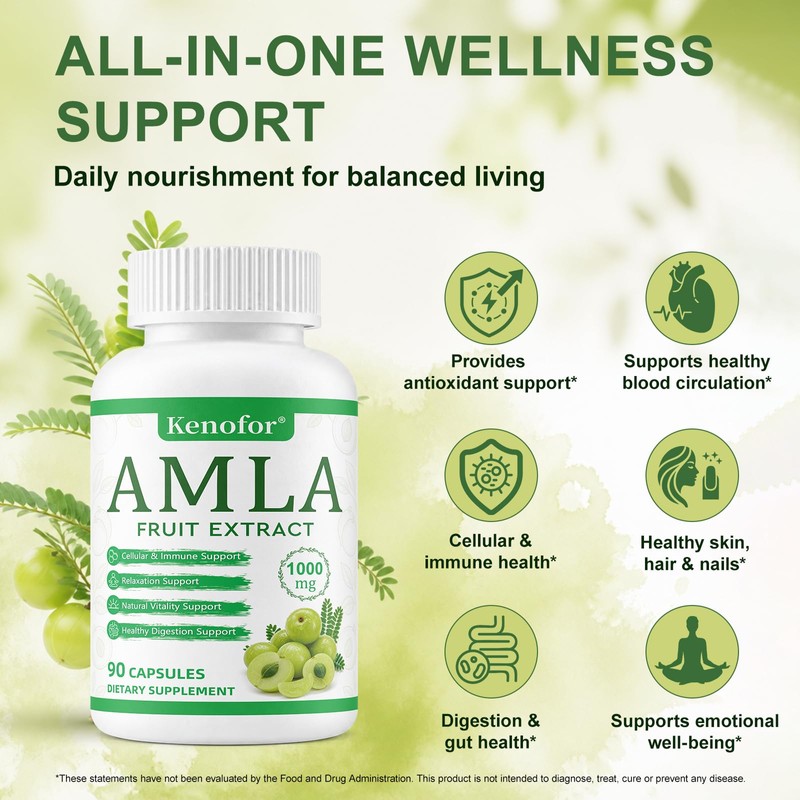 Amla Capsules, Amla Superfruit Capsules 1000mg, Amla Fruit Extract, Amla